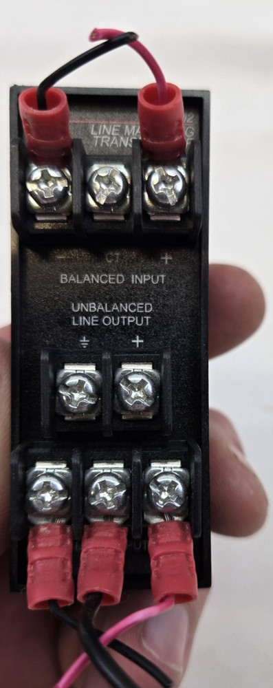 RDL Line Matching Transformer Audio Interface Balanced Input Mic Output Terminal
