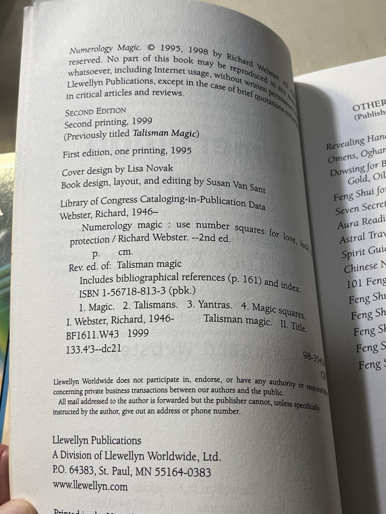 Numerology Magic Richard Webster