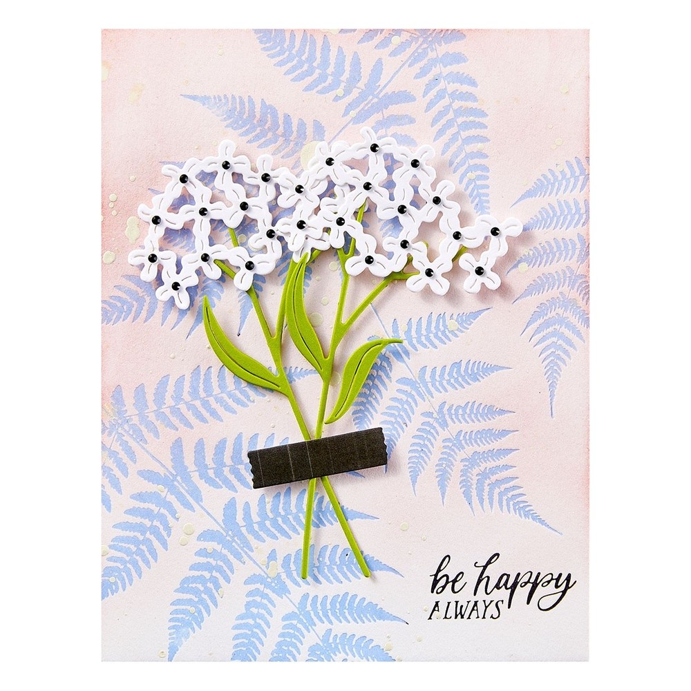 Spellbinders BetterPress Plate-Lush Ferns, Field Notes