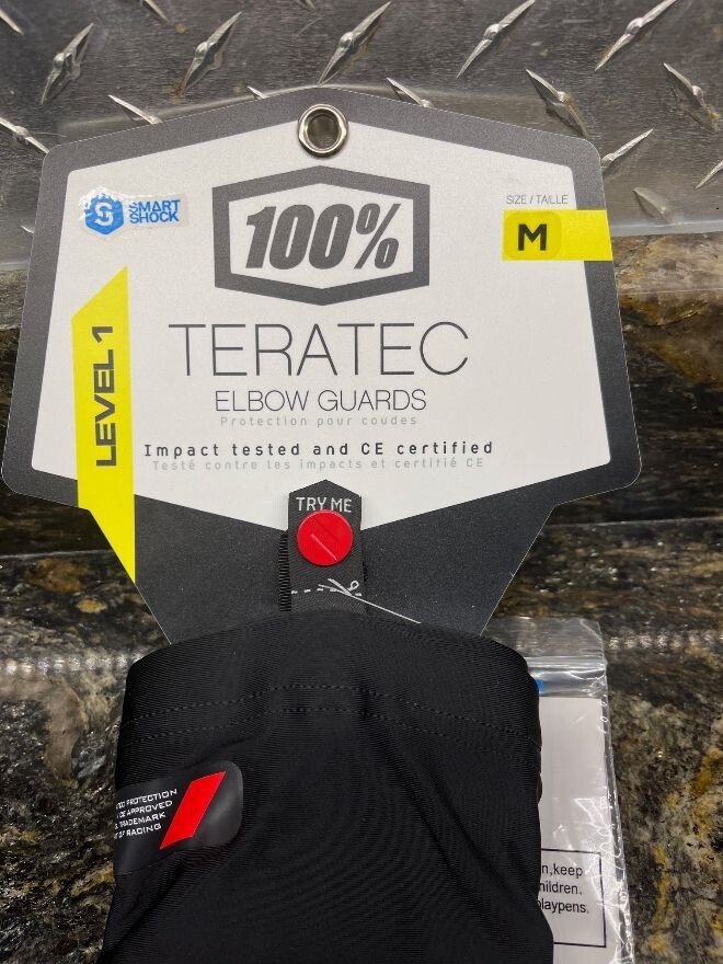 ELBOW GUARDS MED BLK TERATEC 100%