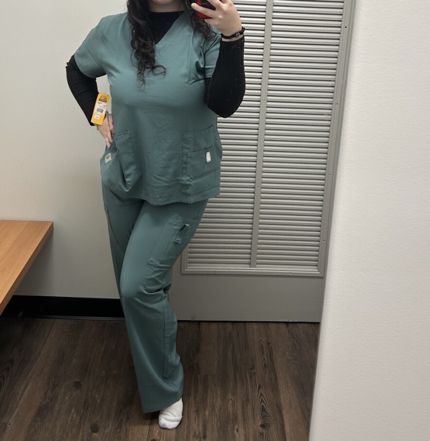 scrub sets women large