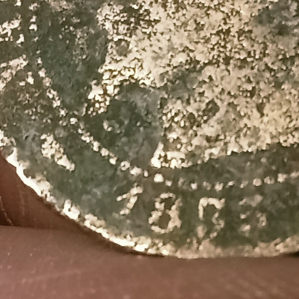 DATE ERROR-1835 CINQ CENTIMES NAPOLEON SILVER