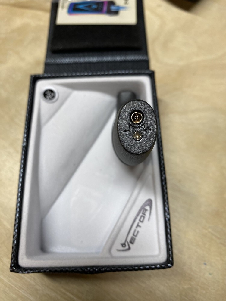 Vector Volt - Single Jet Cigar Lighter - Gray Crackle Matte Textured - New