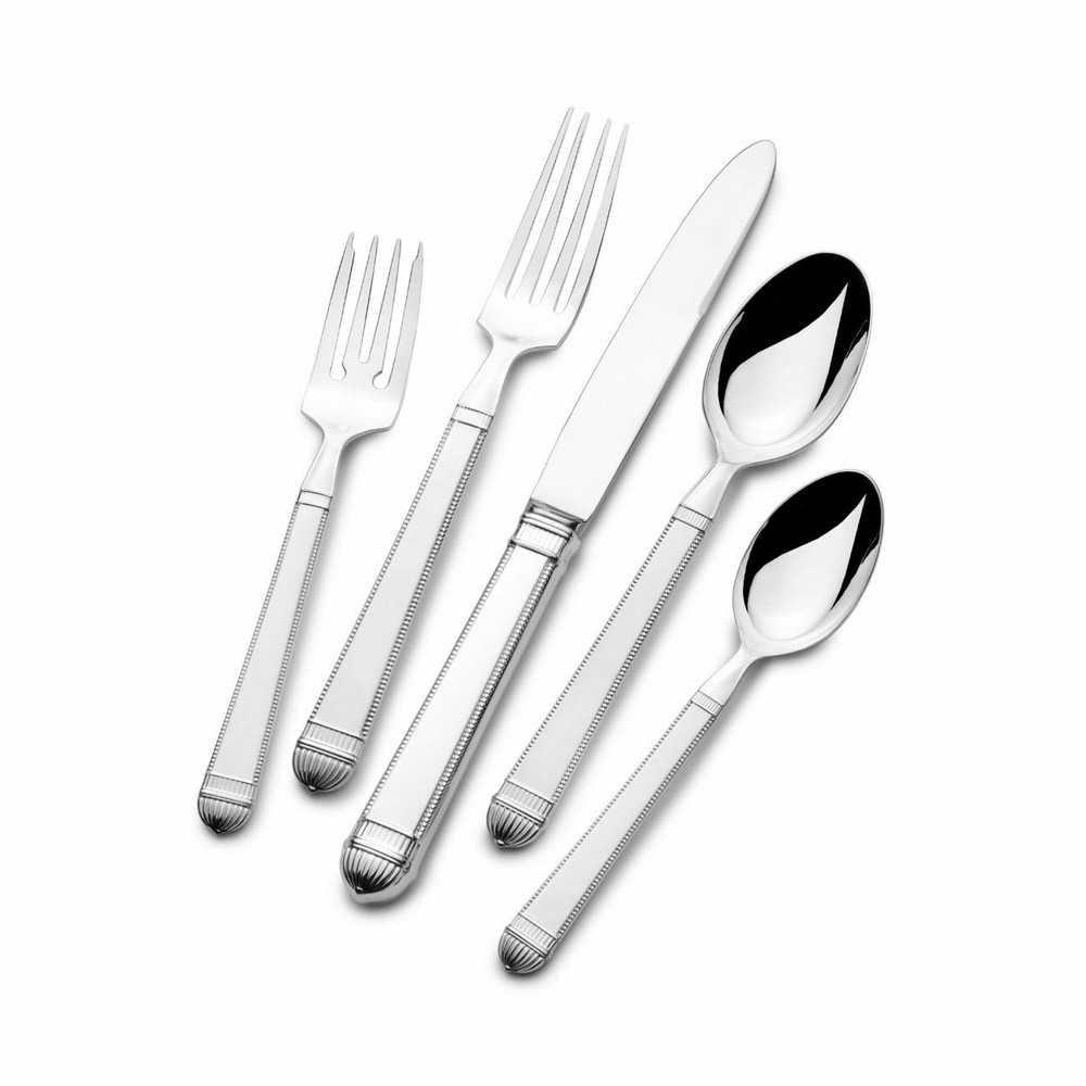 Towle Savannah 5 Piece Silver Plated Flatware. NEW