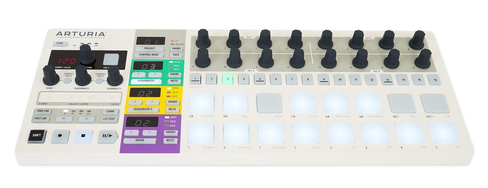 Arturia BeatStep Pro 64-Step Sequencer Midi USB Pad Controller+Laptop Backpack