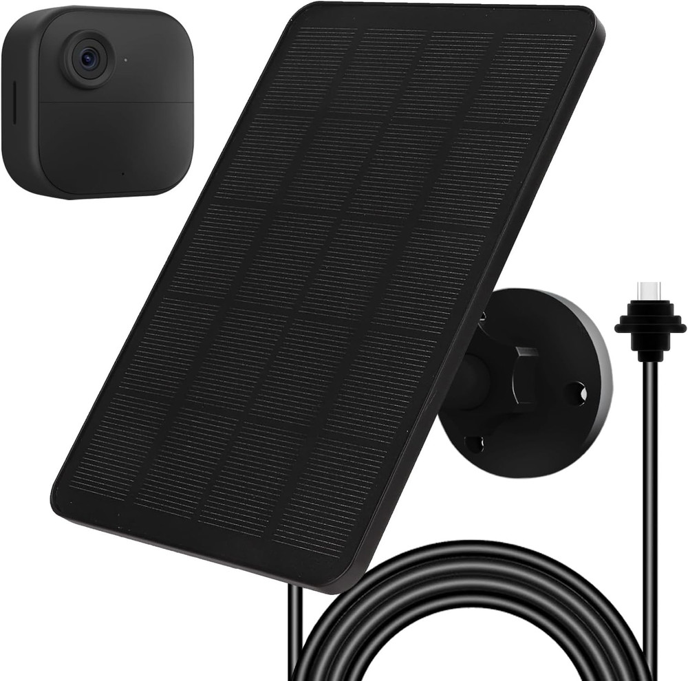 4W Solar Panel for Blink Outdoor 4 (4th Gen) – IP65 Waterproof with Adjustable M
