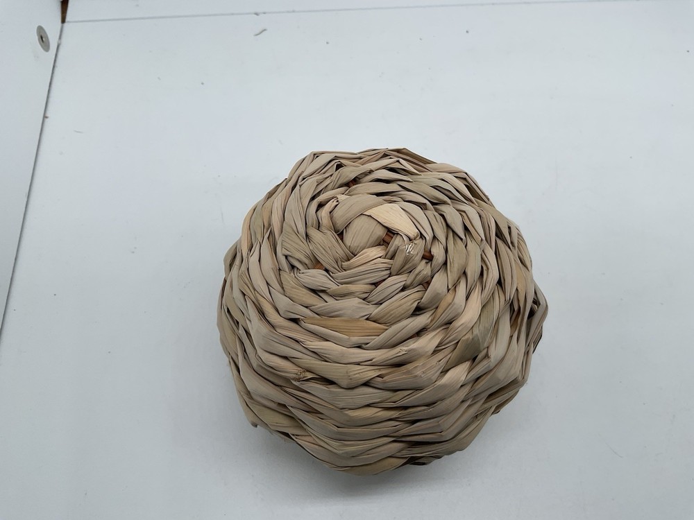 Handwoven Hummingbird Nest With Nesting Material