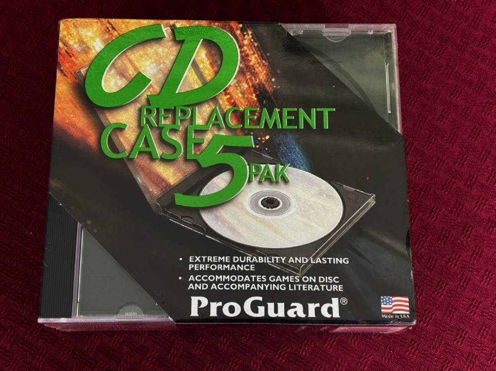 ProGuard CD Replacement Case 5 Pack - Made in USA