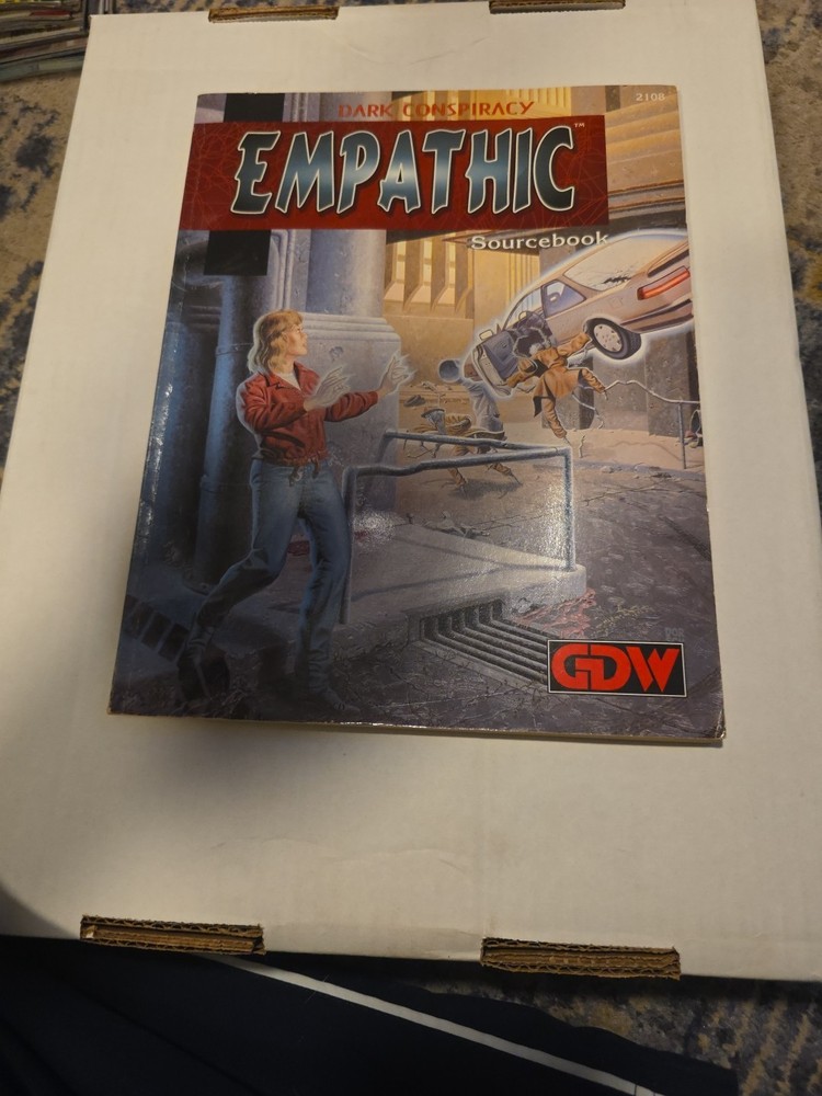 GDW Dark Conspiracy Empathic Sourcebook VG Good Condition