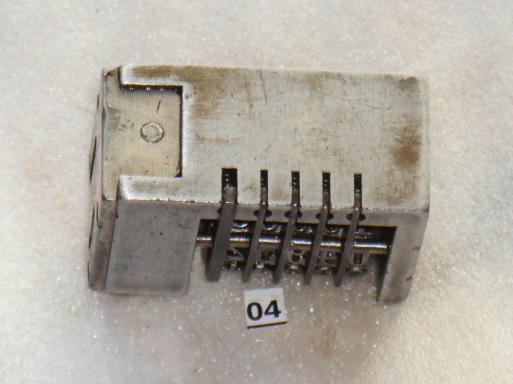 WETTER | Reverse letterpress numbering machine | 04