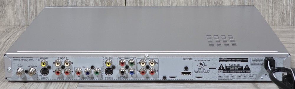 Philips DVDR3400 DVD Recorder/Player HDMI Upscale No Remote - TESTED -