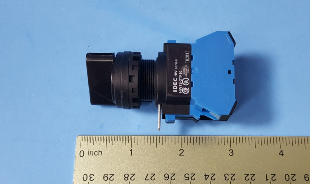 ONE- Selector Switch, HW1S-2TF10, IDEC, Normally open