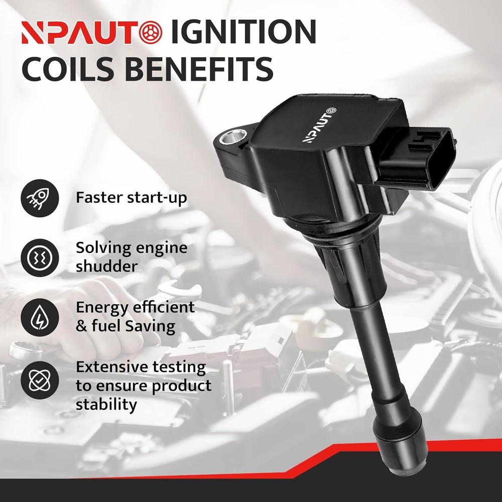 Ignition Coil Pack Replacement for L4 Nissan Altima Cube Rogue Sentra Versa, 200