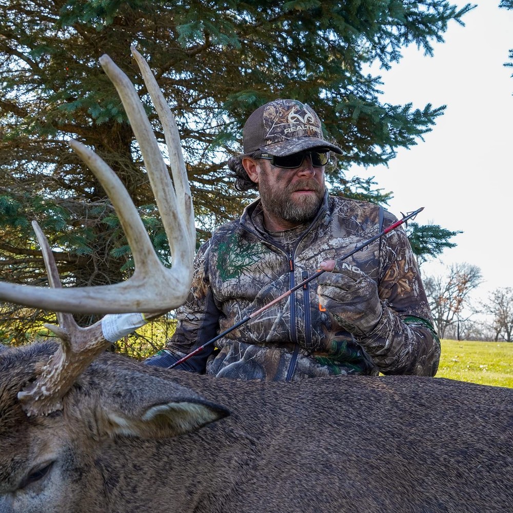 Gravedigger 4-Blade Hunting Hybrid Mechanical Broadhead with Chisel Tip - 100...