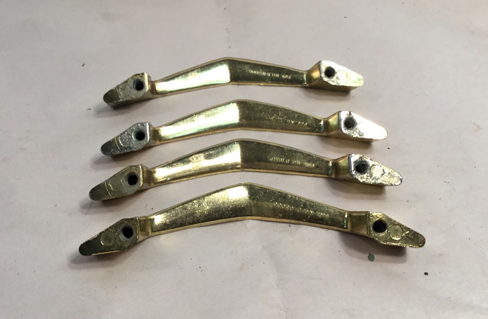 Vintage Drawer Pulls, Painted, Mid Century Modern. ~37 total