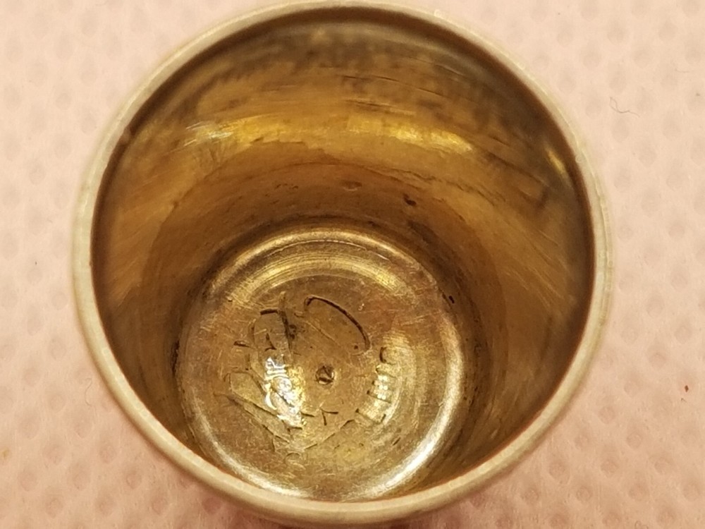 Vintage Sterling Silver Thimble - size 9