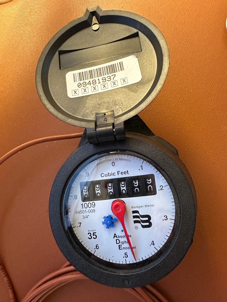 Badger Model 35 64501-009 3/4 Water Meter Absolute Digital Encoder