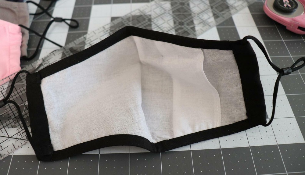 Face Mask with filter pocket 100% Cotton, Washable Reusable nose wire & ear loop