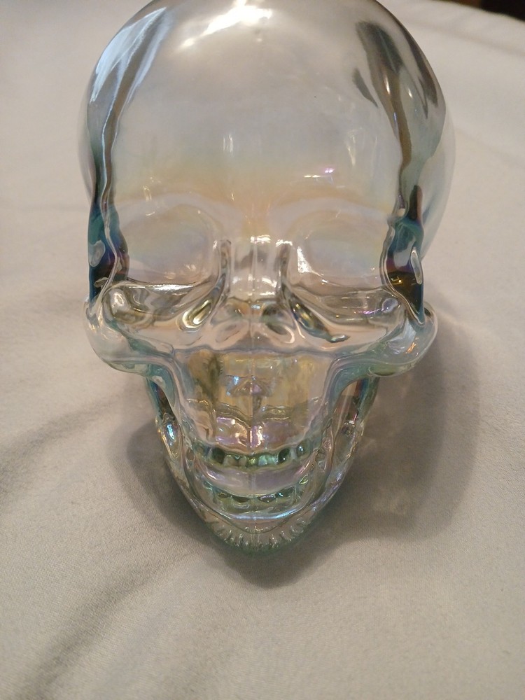 Glass Skull With Cork
