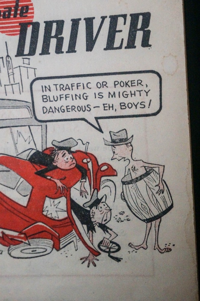 Safe Driver Advertising September 1952 Booklet