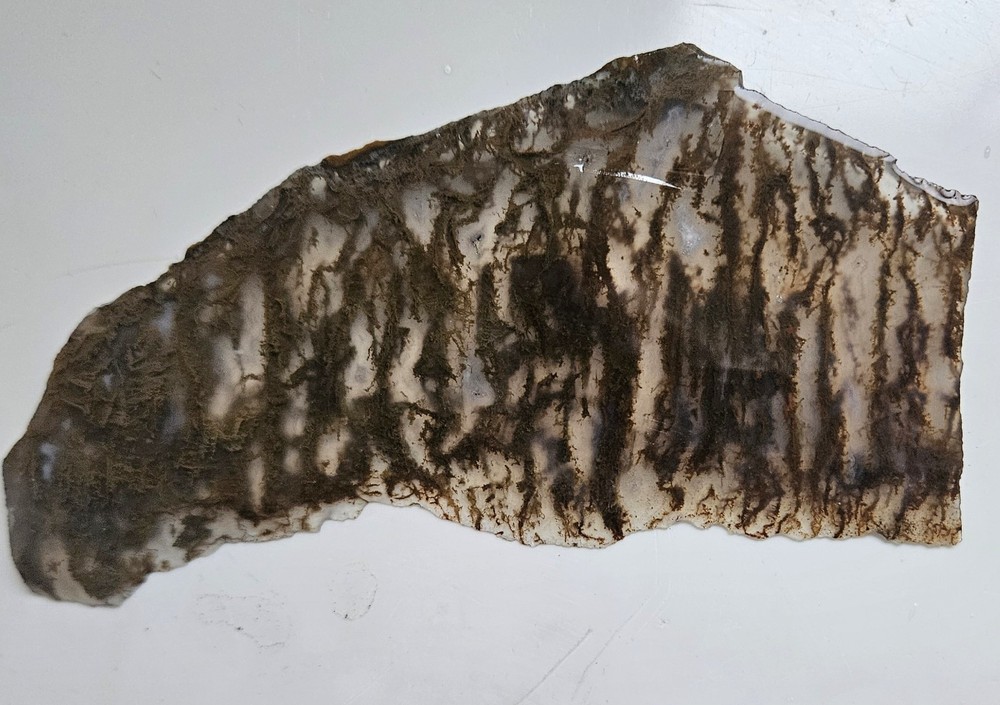 Plume Agate Thin Slab 63 Grams