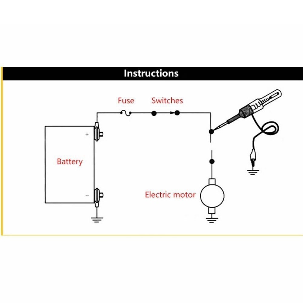 Hand Tools Car Circuit Tester LED Light Testing Repair Systems