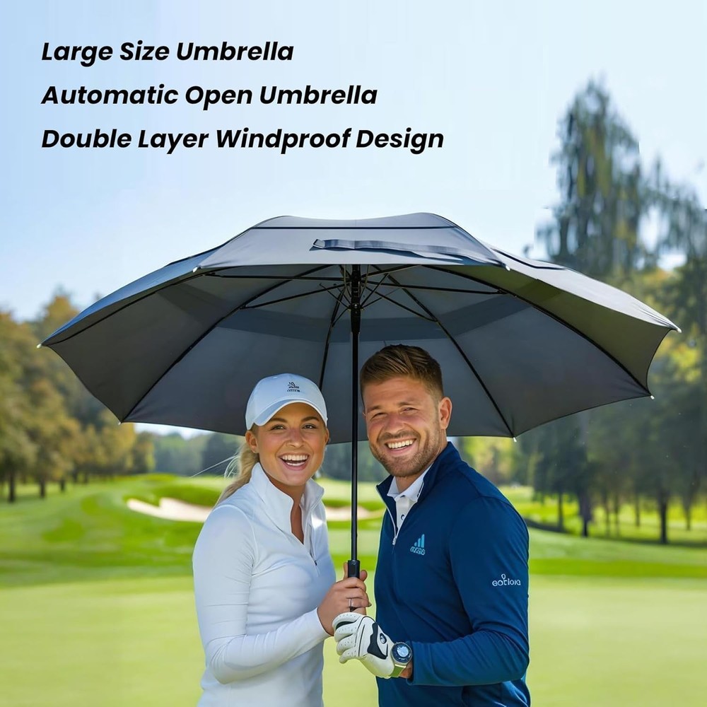 Extra Large Automatic Golf Umbrella, 62 Inch