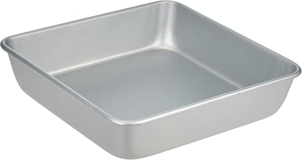 Aluminum Square Cake Pan, Bakeware for Brownies & Bars, Durable, Even Heating, R