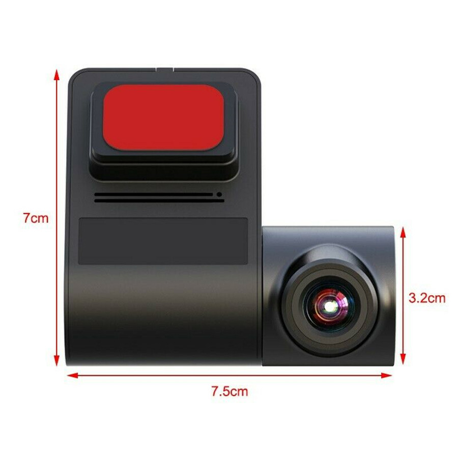 Car DVR Camera Hidden Dash Cam Video Recorder Recording G-sensor ADAS Android