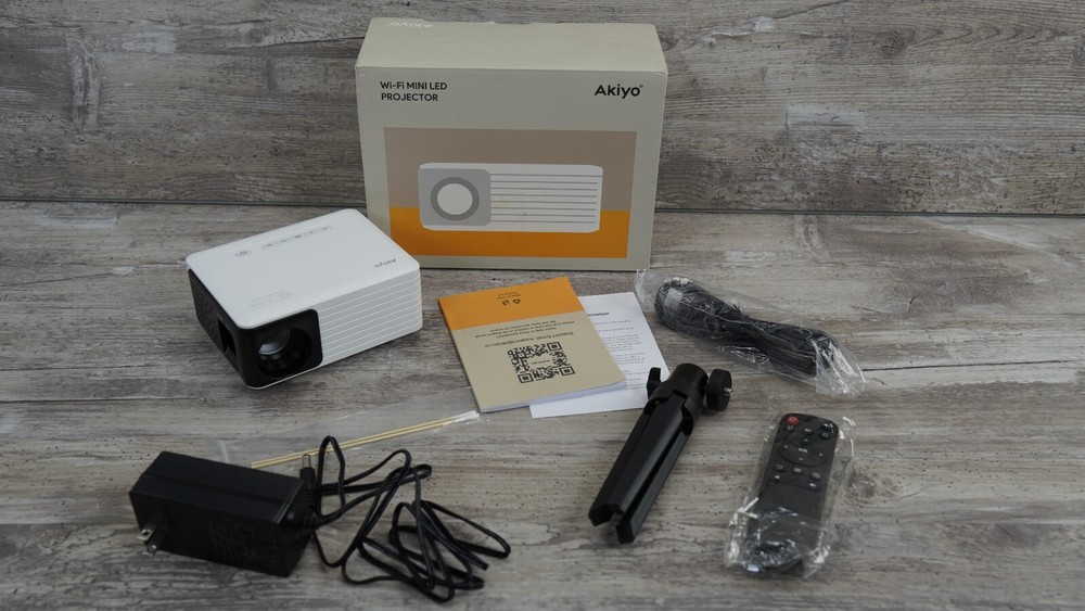 AKIYO O1 Mini LED Portable Projector (OPEN BOX)