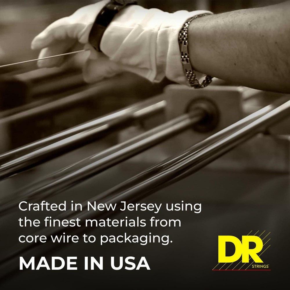 DR Strings NRA-12 Hi-Def Neon Black