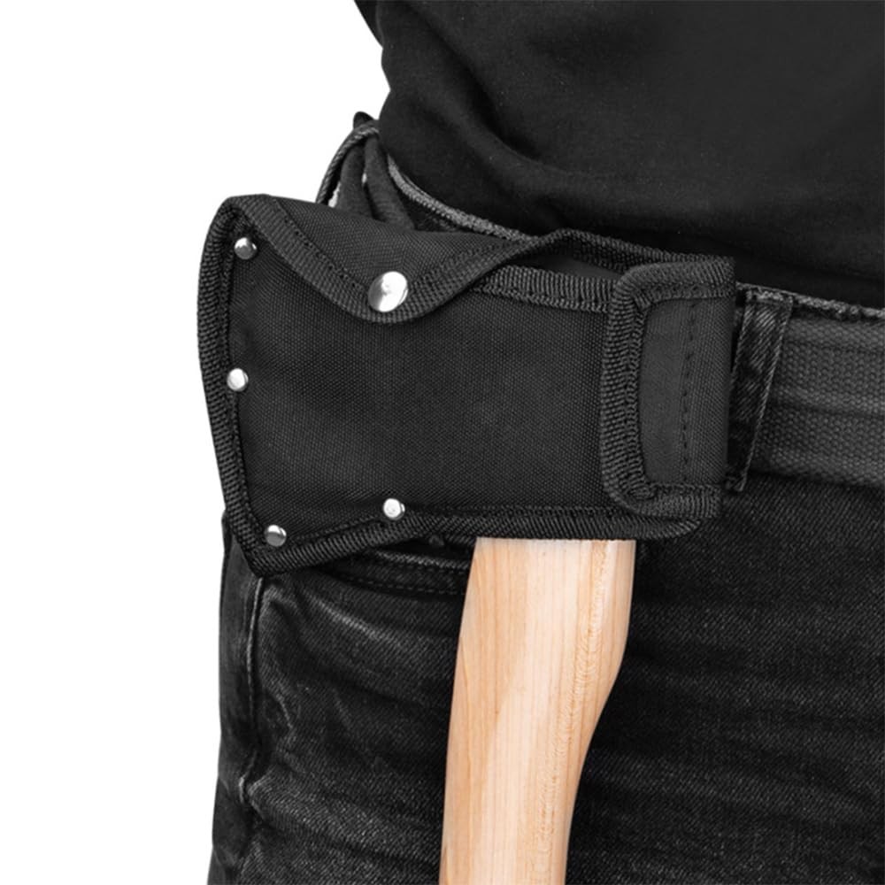 Hatchet Head Sheath Holster, Black Axe Cover, Double Snap