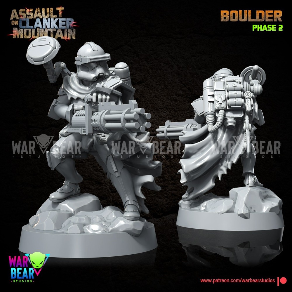 Star Wars Legion 3d printed - Clone Trooper Spec Ops Phase 2 Squad - UNIPART