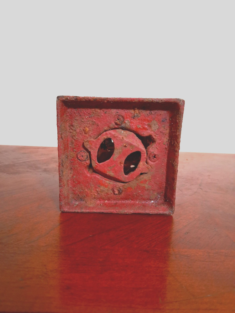 Vintage Heavy Cast Iron Cathedral Tower Lantern