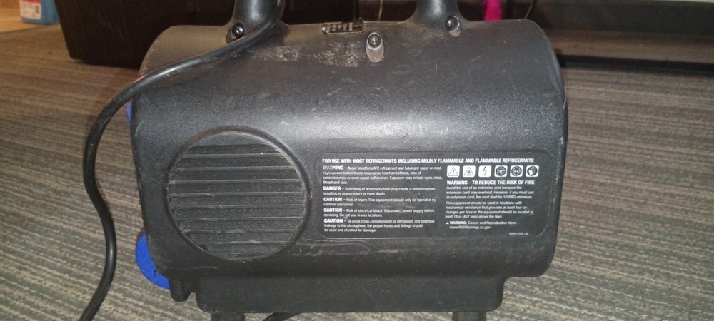 Mastercool Mini turbotwin refrigerant recovery system