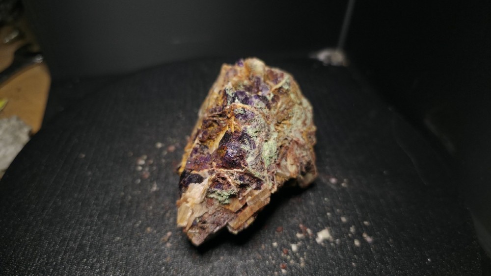 Uv Reactive Fluorite Malachite Specimen