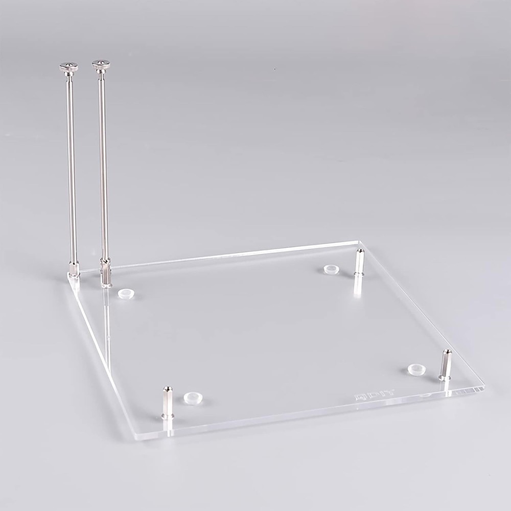 Compact Acrylic Open Frame Bench for Mini ITX PCs - Lightweight & Durable