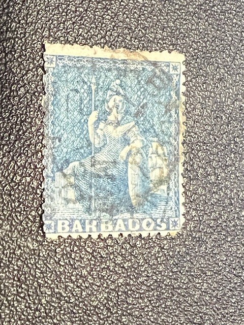 Barbados stamp 25 used