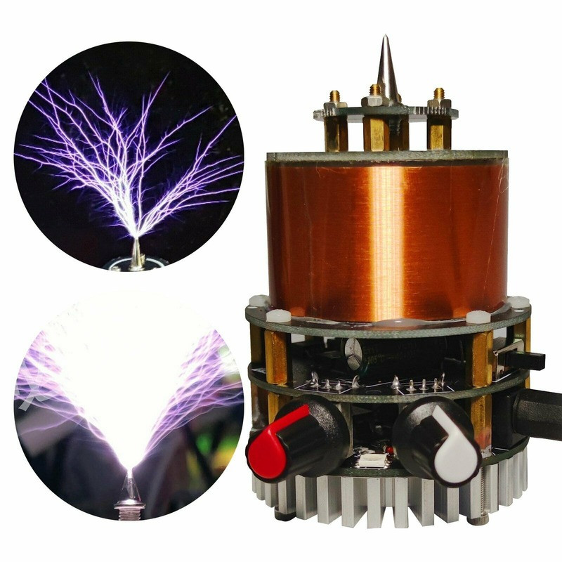SSTC Mini Tesla Coil Double Class-E Solid State Tesla Artificial Lightning NEW