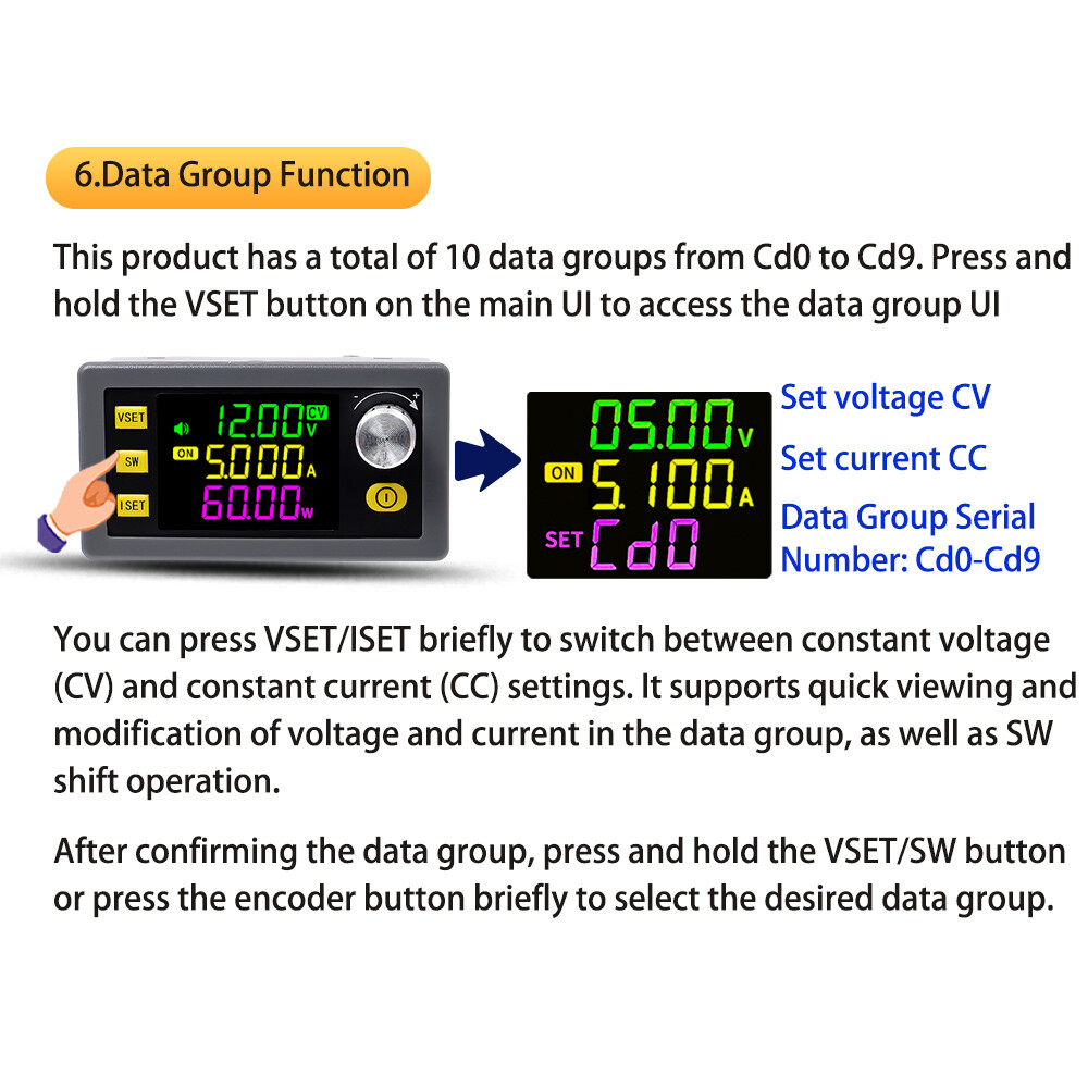 SK60 CNC Boost Buck DC Adjustable Voltage Regulator Power Supply Solar Charging