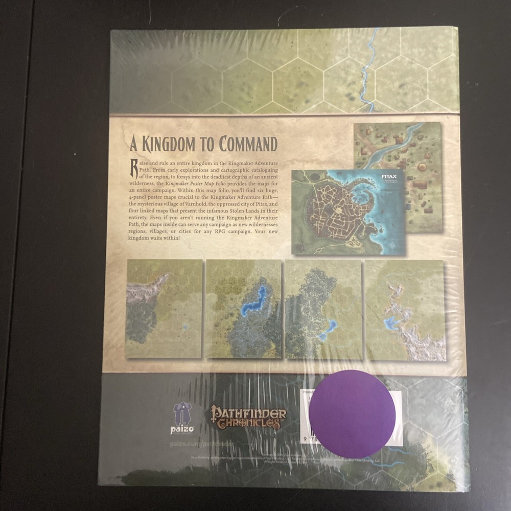 Paizo Pathfinder Map Folio - Kingmaker Bag EX