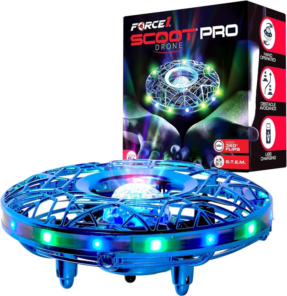 Fun 360 Degree Flip Drone - LED Projection & Obstacle Avoidance for Safe Flying