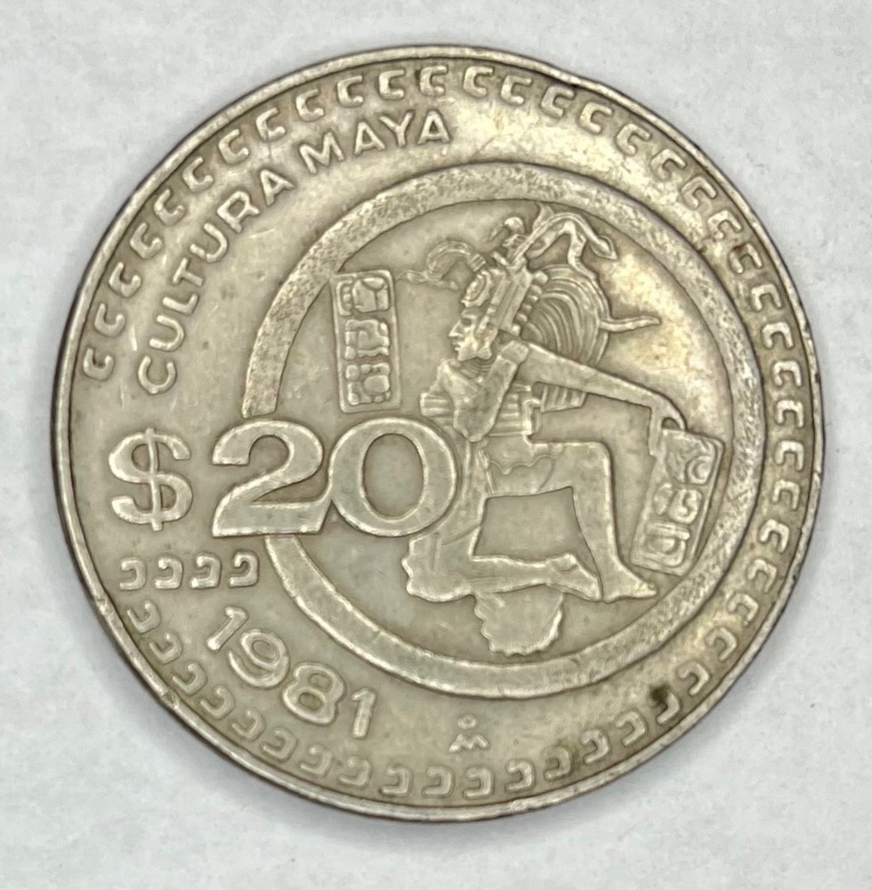 1981 Mexico 20 Pesos Coin