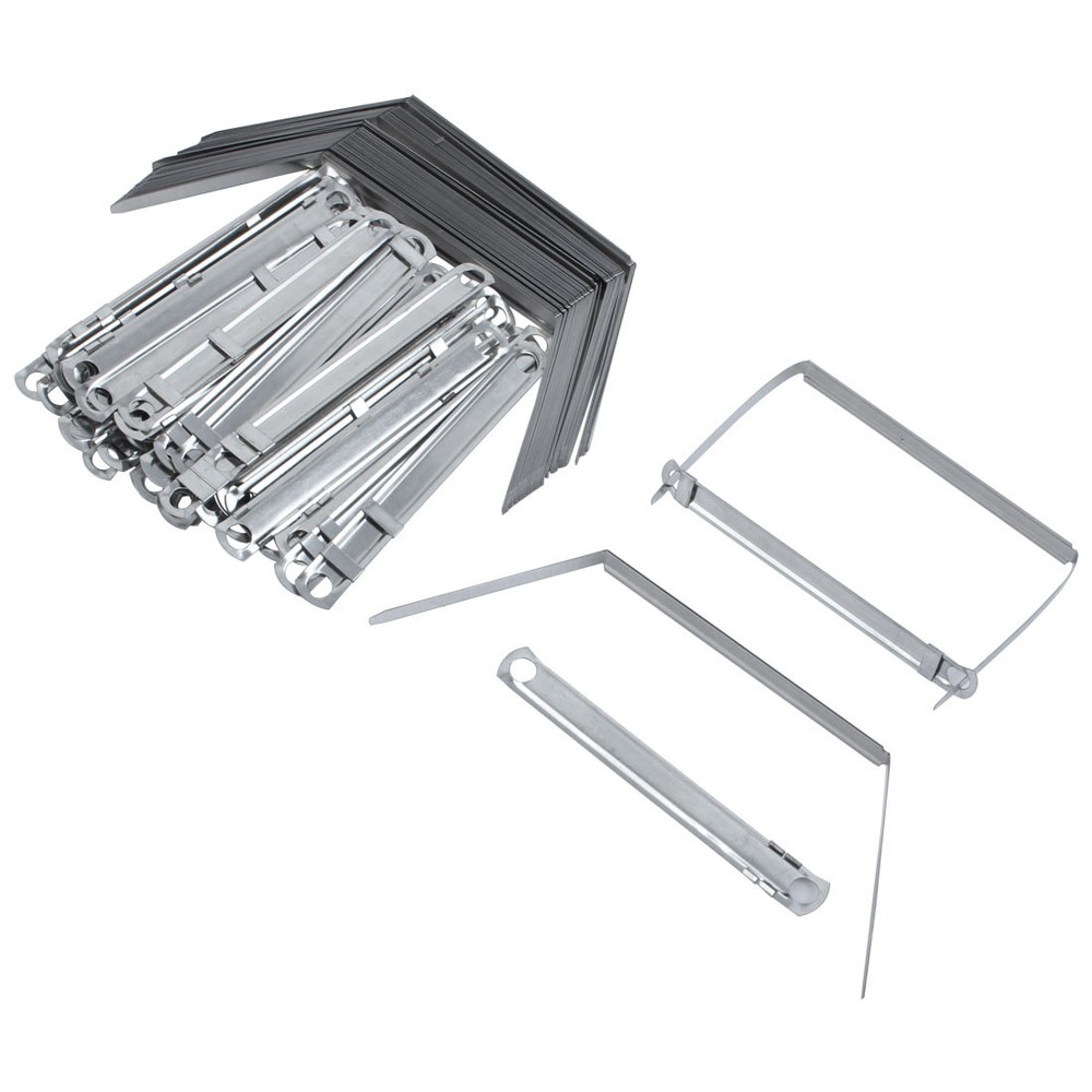 50 Sets Silver Tone Paper Fastener 2" Sheet Capacity Mdlbw