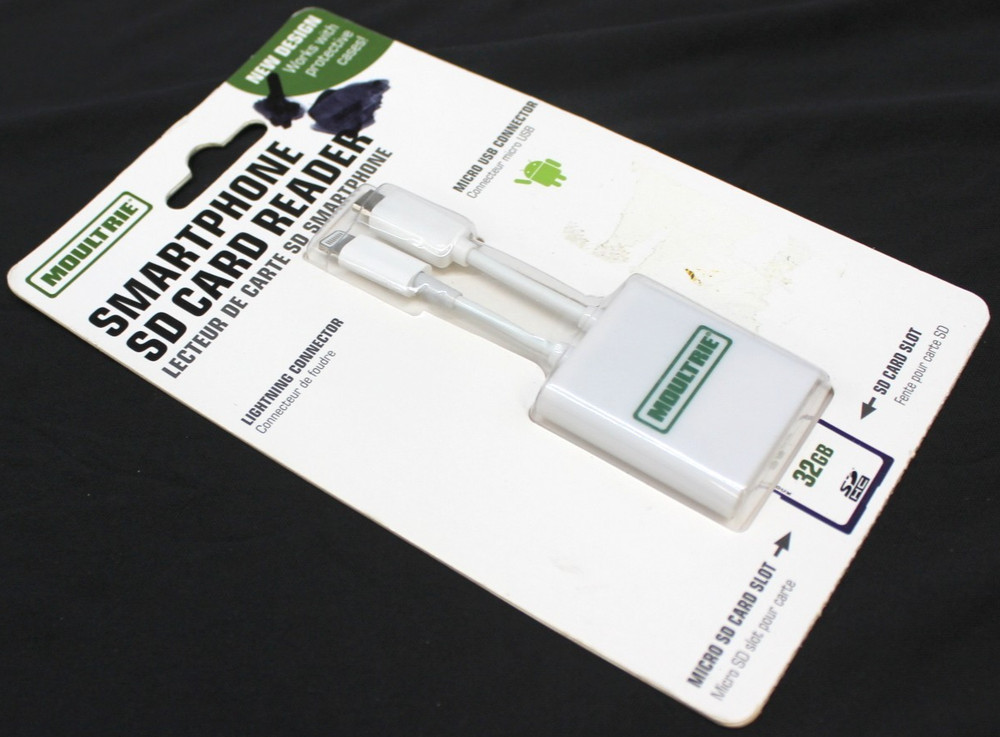 Smartphone SD Card Reader Moultrie Lightning Connector Micro USB Connector