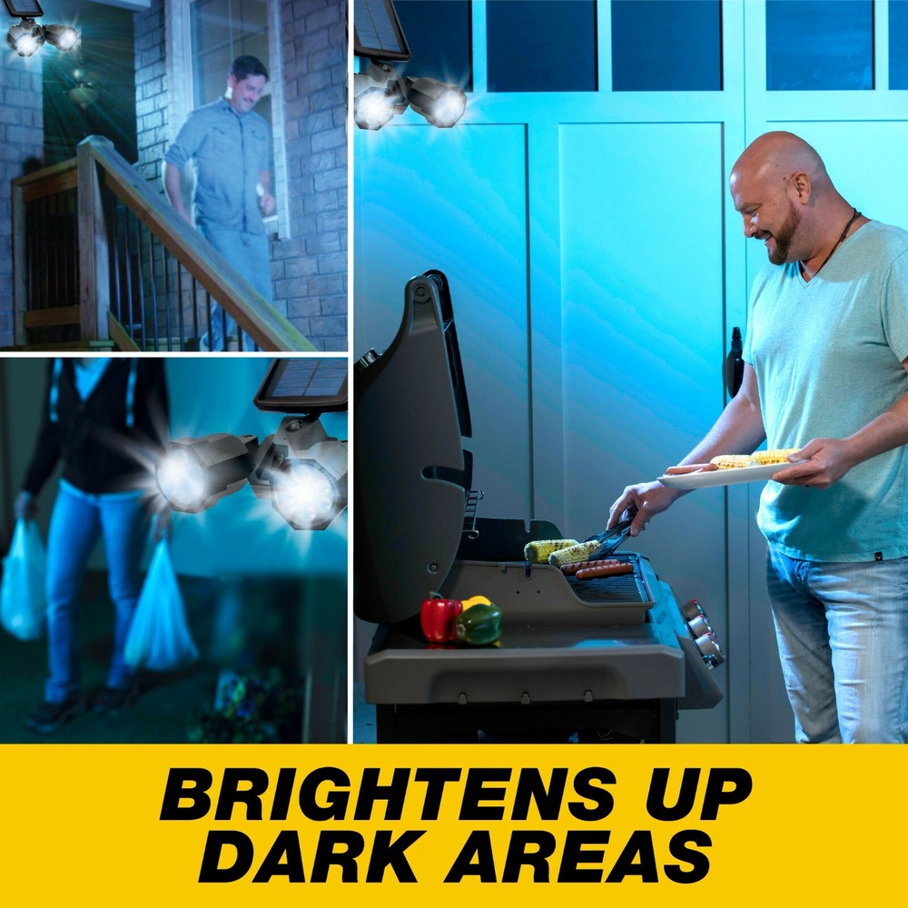 Bell + Howell Bionic Spotlight Duo Outdoor Motion Sensor Solar Powered Light