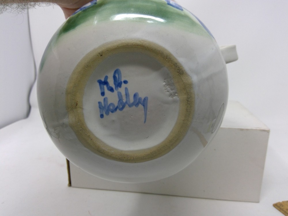 MA Hadley Pottery COW Pitcher