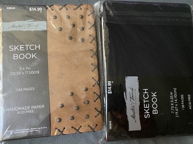 2 sketch book master's touch same picture