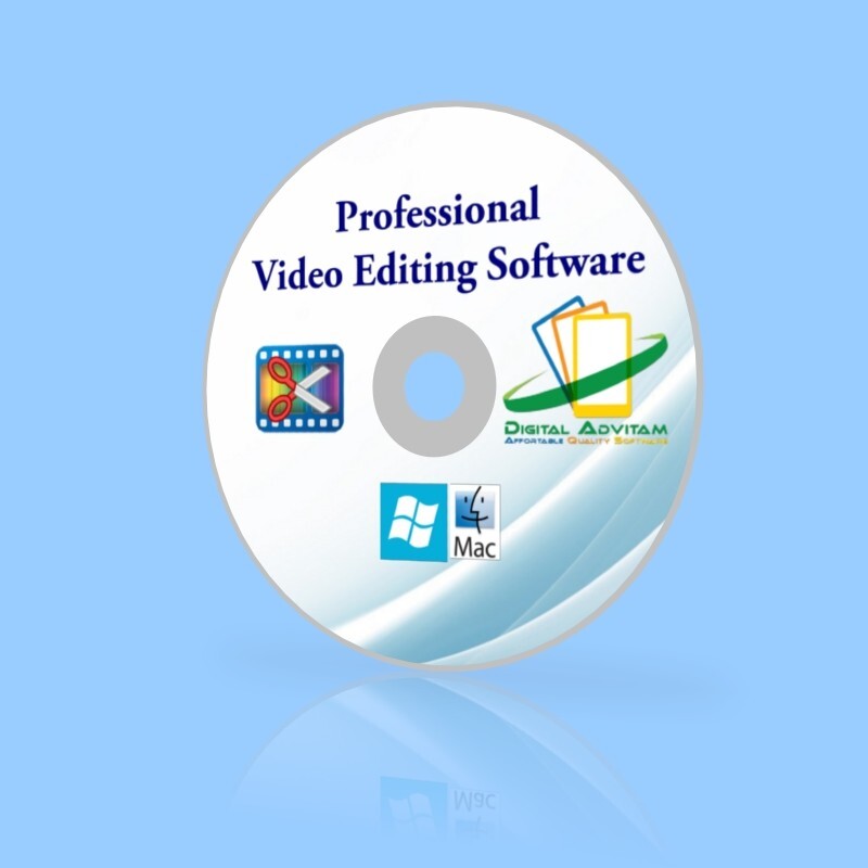 Professional Video Editing Software disc for Windows & Mac