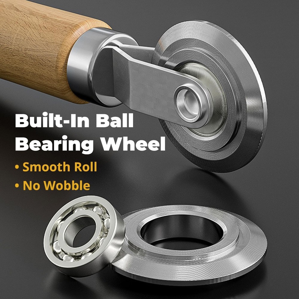 Box Resizer Tool Kit, 1.2mm Cardboard Scoring with Solid Natural-wood